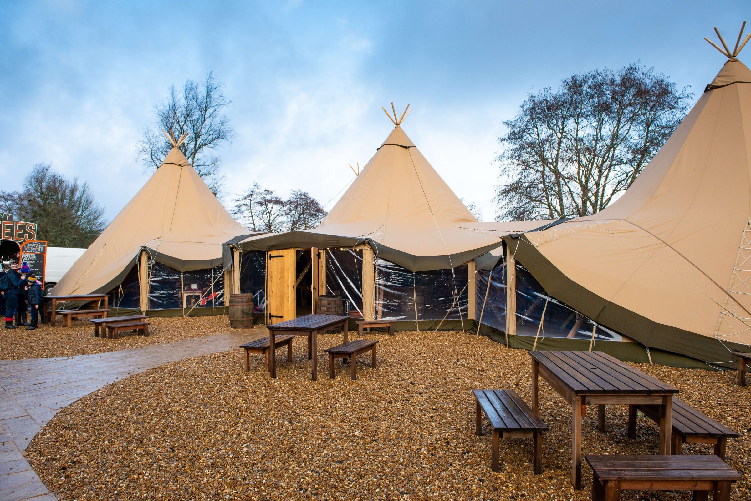 Tipis at Kielder Waterside