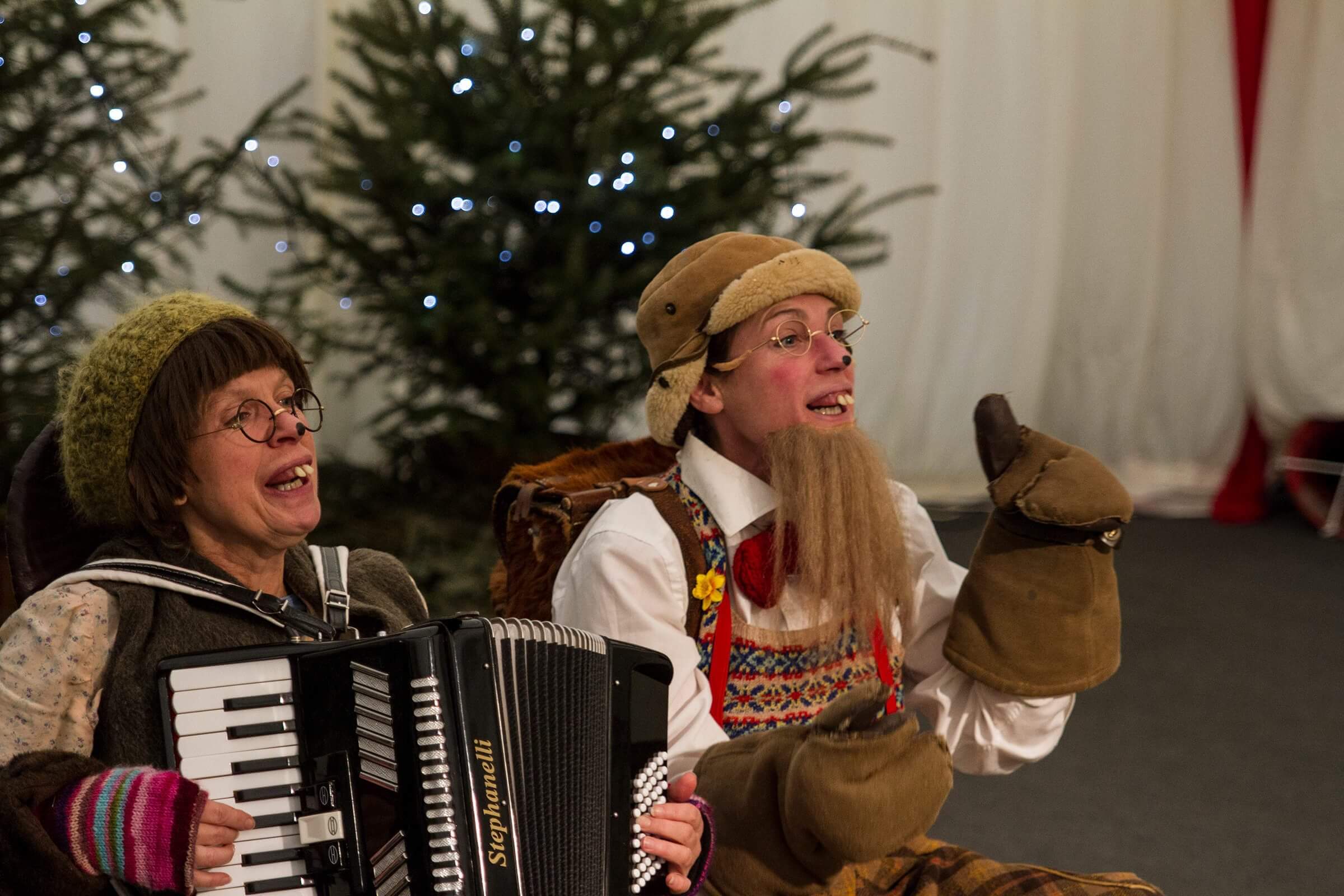Performers at Winter Wonderland